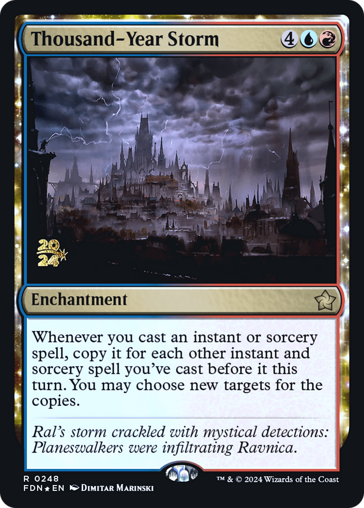 Thousand-Year Storm [Foundations Prerelease Promos] | Grognard Games