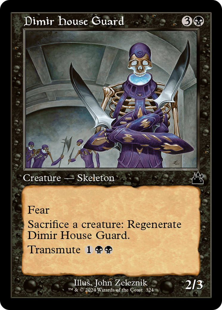 Dimir House Guard (Retro Frame) [Ravnica Remastered] | Grognard Games