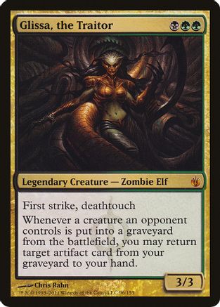 Glissa, the Traitor (Mirrodin Besieged) (OVER-096) - Oversize Cards | Grognard Games
