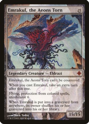 Emrakul, the Aeons Torn (Rise of the Eldrazi) (OVER-004) - Oversize Cards | Grognard Games