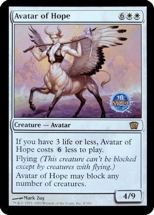 Avatar of Hope (Grand Prix Bangkok 2003) (OVER-004) - Oversize Cards | Grognard Games