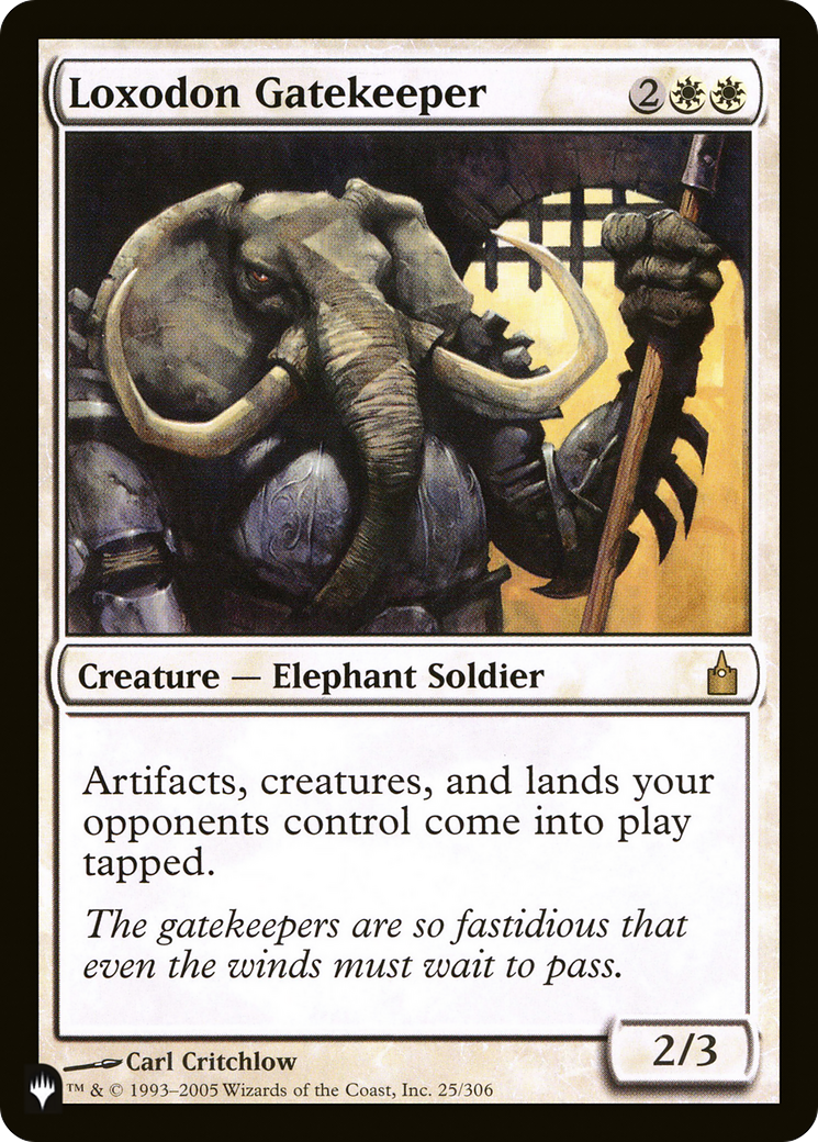 Loxodon Gatekeeper [The List] | Grognard Games