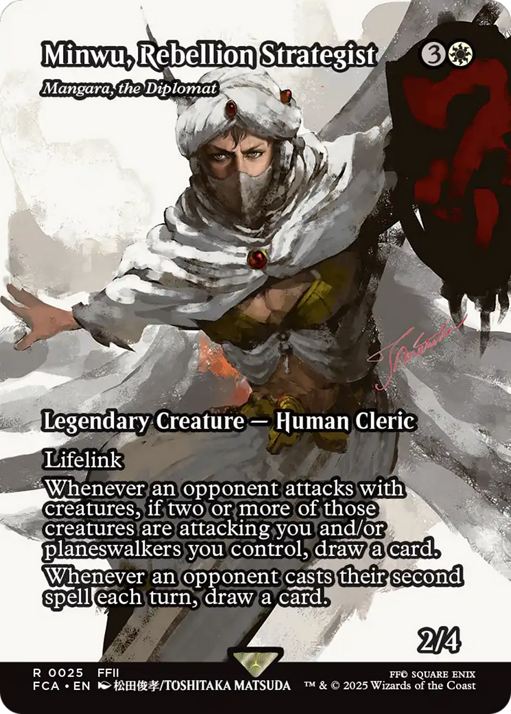 Minwu, Rebellion Strategist - Mangura, the Diplomat (Showcase) (FCA-025) - FINAL FANTASY: Through the Ages | Grognard Games