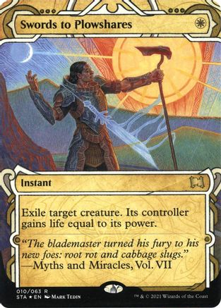 Swords to Plowshares (Etched Foil) [Strixhaven Mystical Archive] | Grognard Games