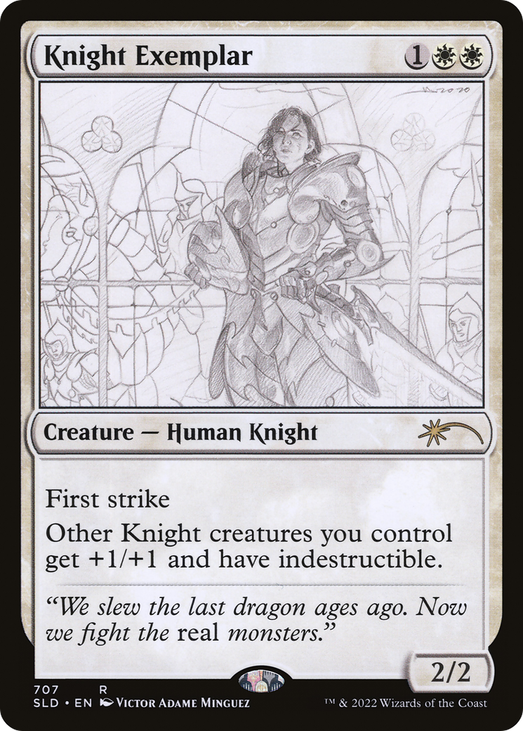 Knight Exemplar (707) [Secret Lair Drop Series] | Grognard Games