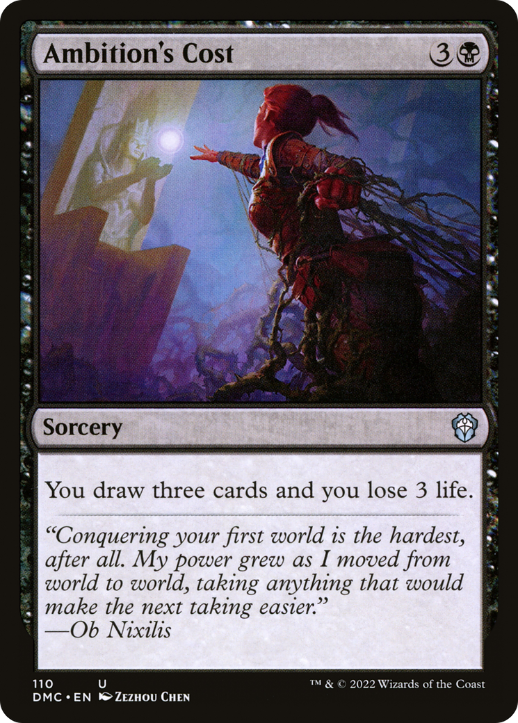 Ambition's Cost [Dominaria United Commander] | Grognard Games