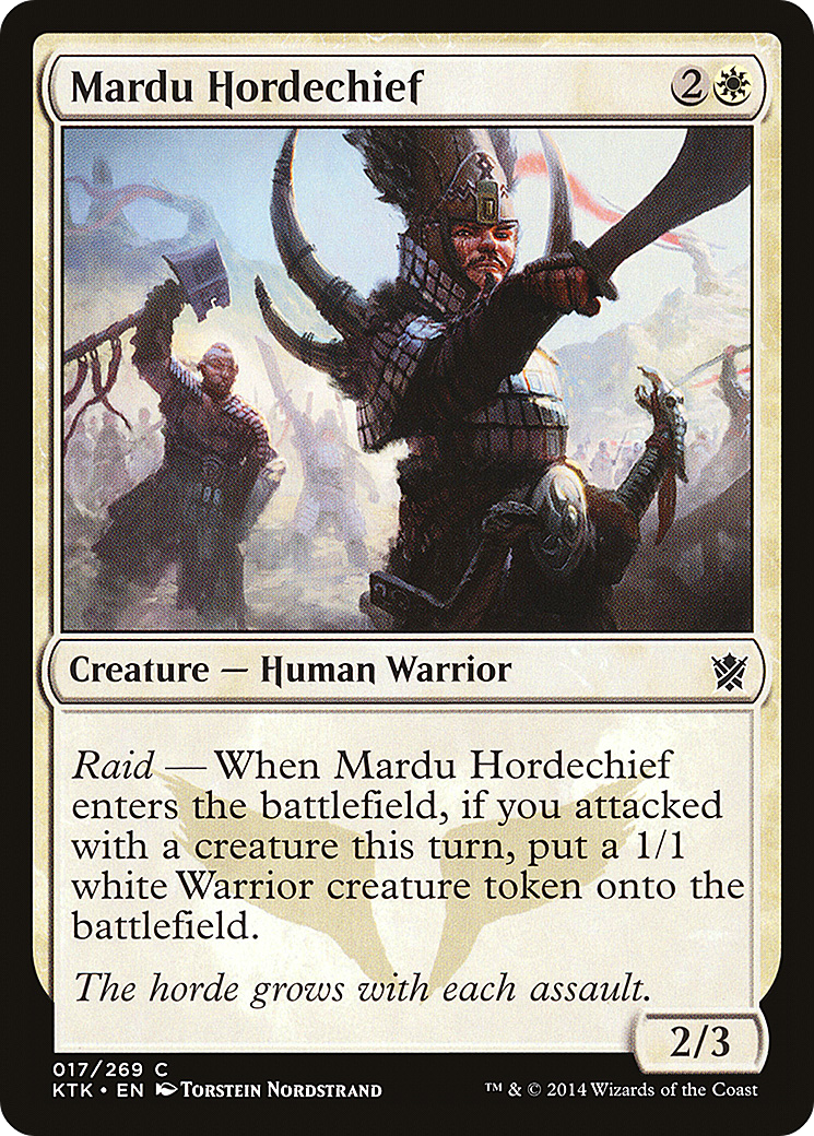 Mardu Hordechief [Khans of Tarkir] | Grognard Games