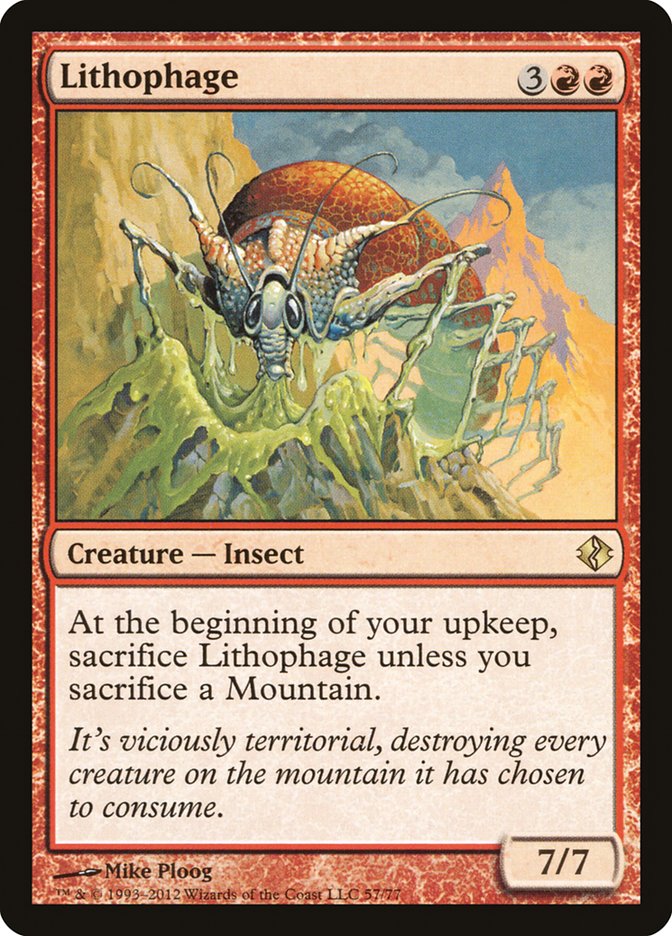 Lithophage [Duel Decks: Venser vs. Koth] | Grognard Games