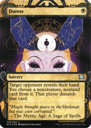 Duress (Etched Foil) [Strixhaven Mystical Archive] | Grognard Games