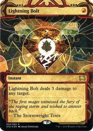 Lightning Bolt (Etched Foil) [Strixhaven Mystical Archive] | Grognard Games
