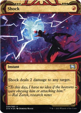 Shock (Etched Foil) [Strixhaven Mystical Archive] | Grognard Games
