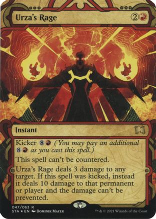 Urza's Rage (Etched Foil) [Strixhaven Mystical Archive] | Grognard Games