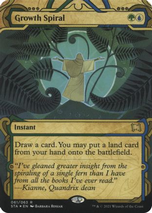 Growth Spiral (Etched Foil) [Strixhaven Mystical Archive] | Grognard Games