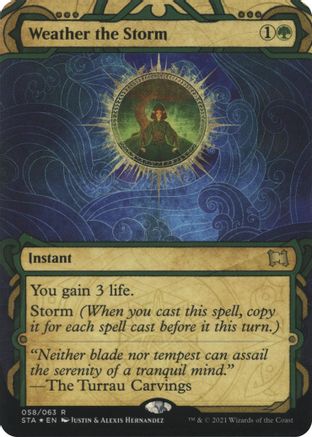 Weather the Storm (Etched Foil) [Strixhaven Mystical Archive] | Grognard Games