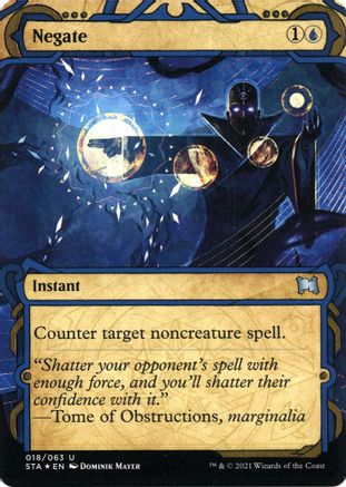 Negate (Etched Foil) [Strixhaven Mystical Archive] | Grognard Games