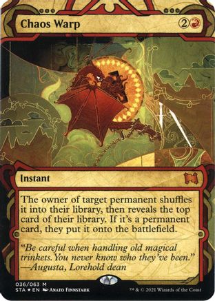 Chaos Warp (Etched Foil) [Strixhaven Mystical Archive] | Grognard Games