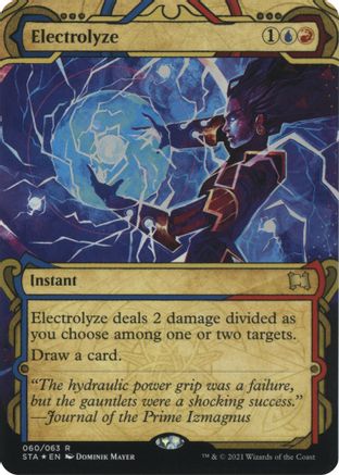 Electrolyze (Etched Foil) [Strixhaven Mystical Archive] | Grognard Games