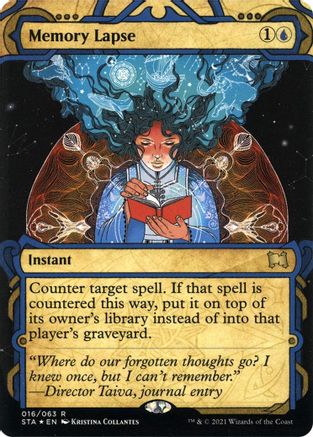Memory Lapse (Etched Foil) [Strixhaven Mystical Archive] | Grognard Games