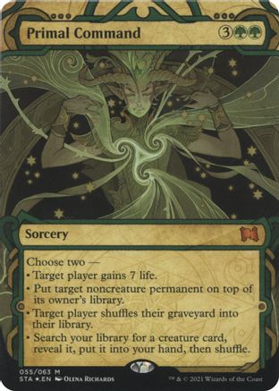 Primal Command (Etched Foil) [Strixhaven Mystical Archive] | Grognard Games