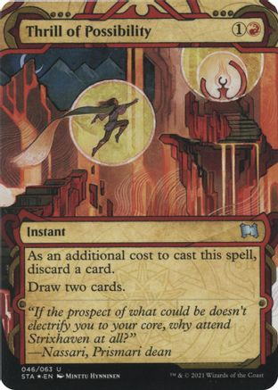Thrill of Possibility (Etched Foil) [Strixhaven Mystical Archive] | Grognard Games