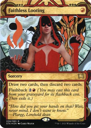 Faithless Looting (Etched Foil) [Strixhaven Mystical Archive] | Grognard Games