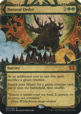 Natural Order (Etched Foil) [Strixhaven Mystical Archive] | Grognard Games