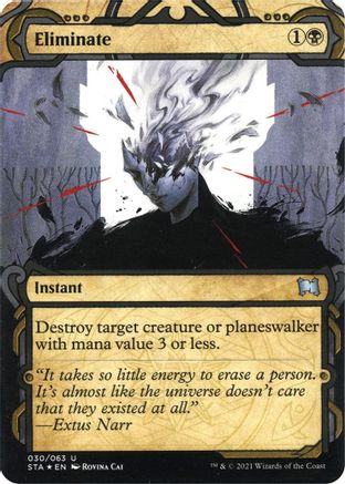 Eliminate (Etched Foil) [Strixhaven Mystical Archive] | Grognard Games