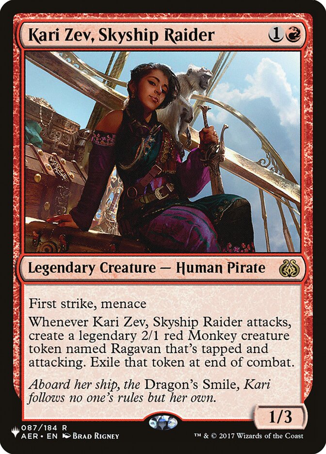 Kari Zev, Skyship Raider [The List] | Grognard Games