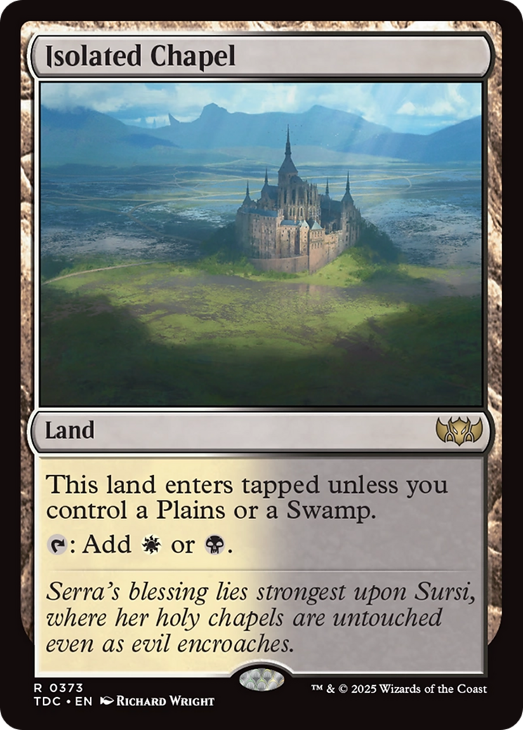 Isolated Chapel [Tarkir: Dragonstorm Commander] | Grognard Games