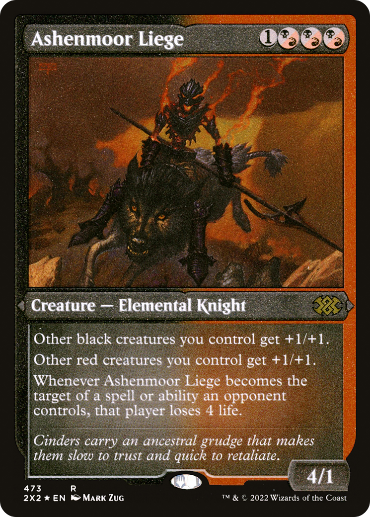 Ashenmoor Liege (Foil Etched) (2X2-473) - Double Masters 2022 Foil | Grognard Games