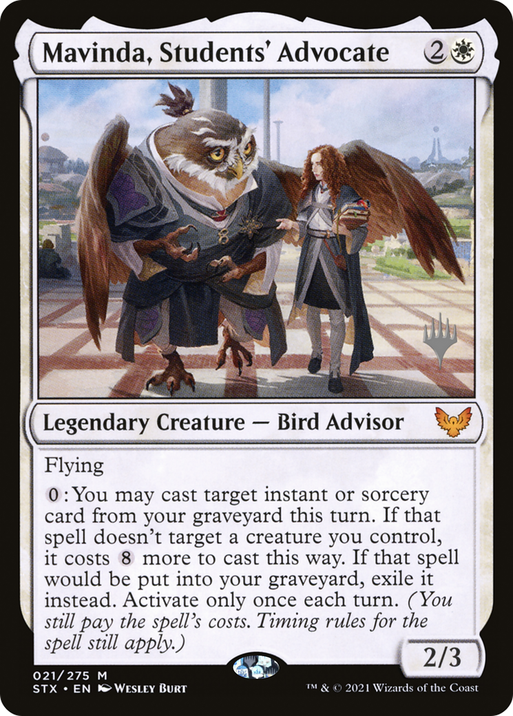 Mavinda, Students' Advocate (Promo Pack) [Strixhaven: School of Mages Promos] | Grognard Games