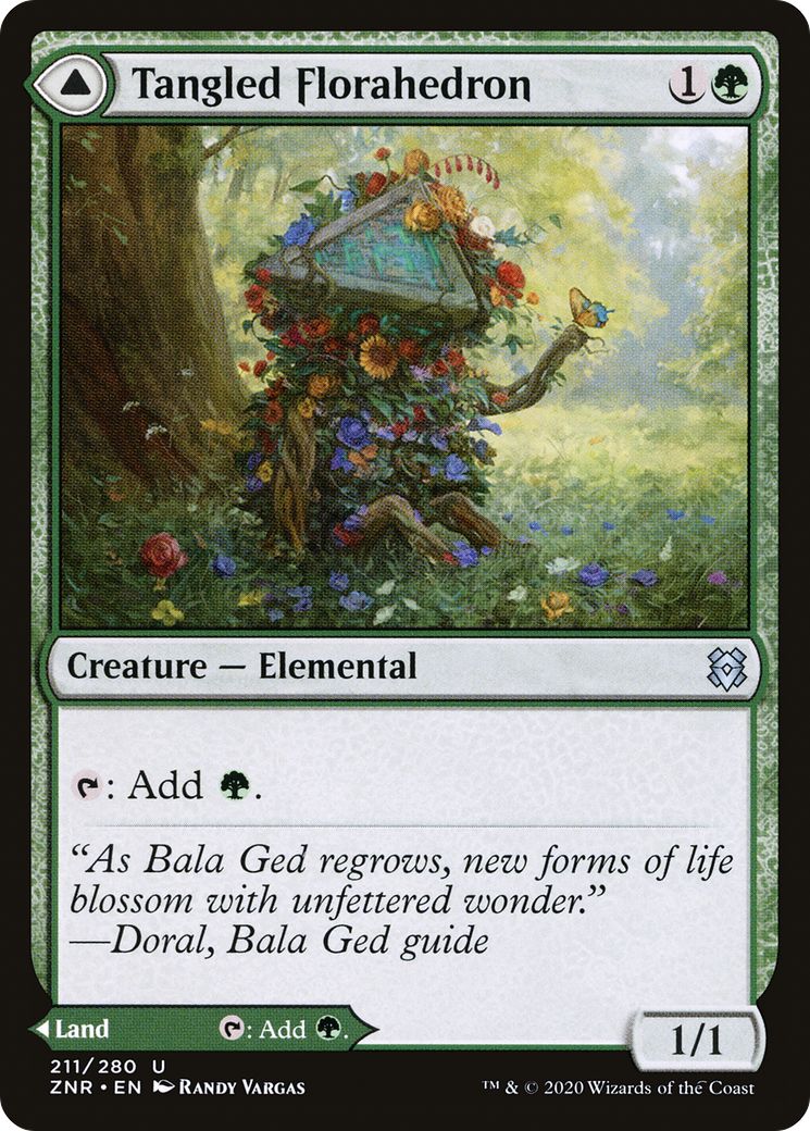 Tangled Florahedron // Tangled Vale [Zendikar Rising] | Grognard Games