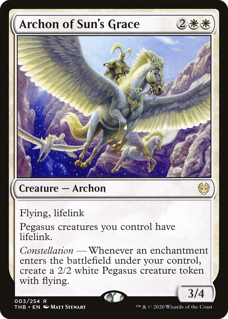 Archon of Sun's Grace [Theros Beyond Death] | Grognard Games