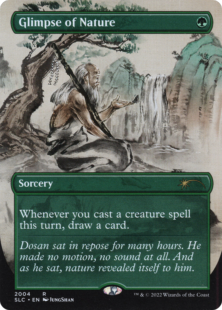 Glimpse of Nature (Borderless) [Secret Lair 30th Anniversary Countdown Kit] | Grognard Games