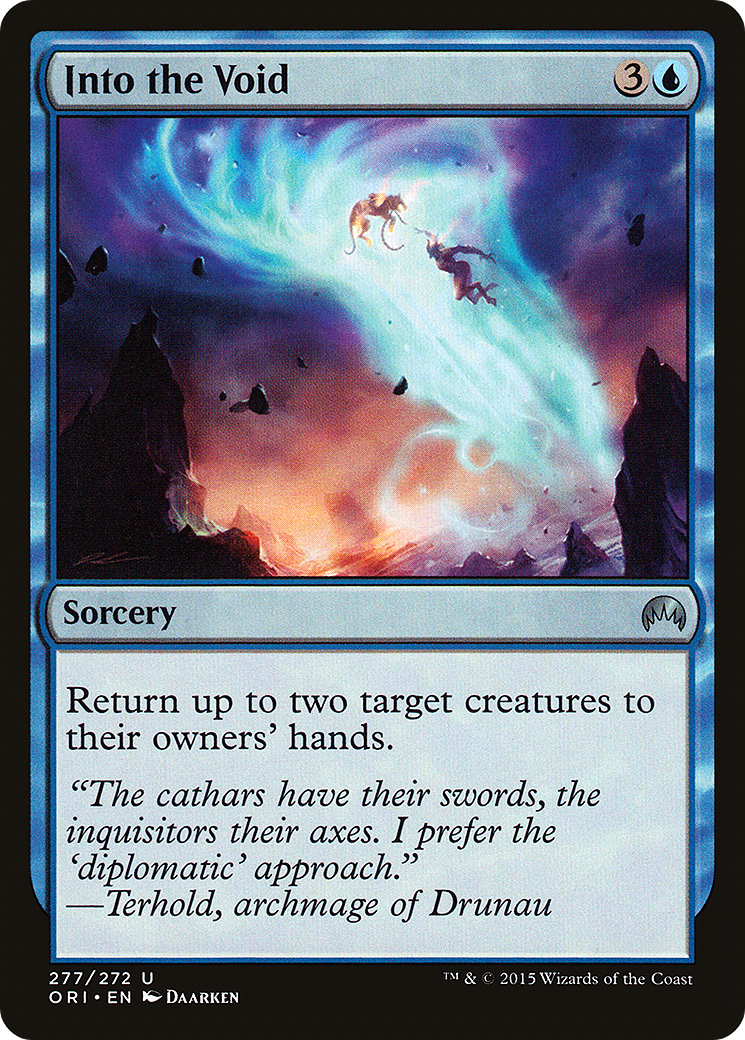 Into the Void (ORI-277) - Magic Origins Foil | Grognard Games