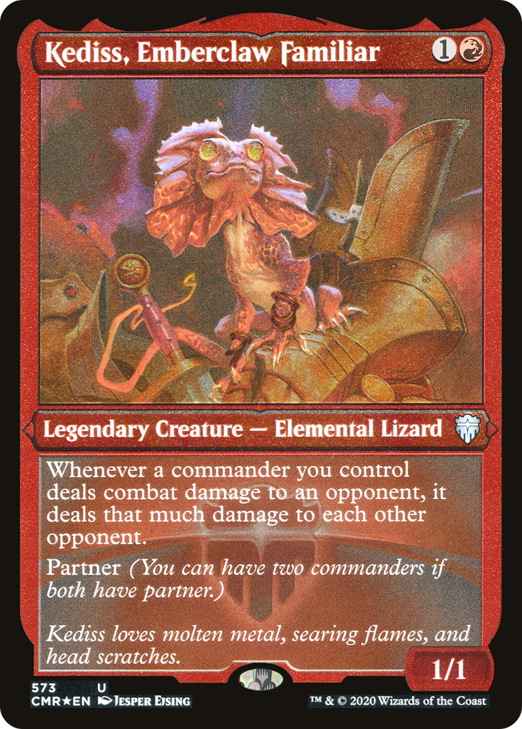 Kediss, Emberclaw Familiar (CMR-573) - Commander Legends Foil | Grognard Games