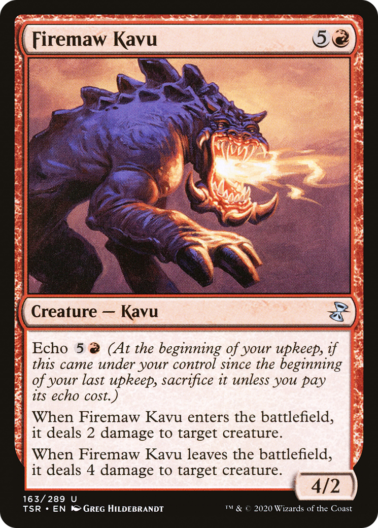Firemaw Kavu [Time Spiral Remastered] | Grognard Games