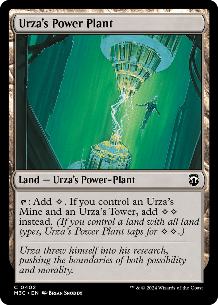 Urza's Power Plant (Ripple Foil) [Modern Horizons 3 Commander] | Grognard Games
