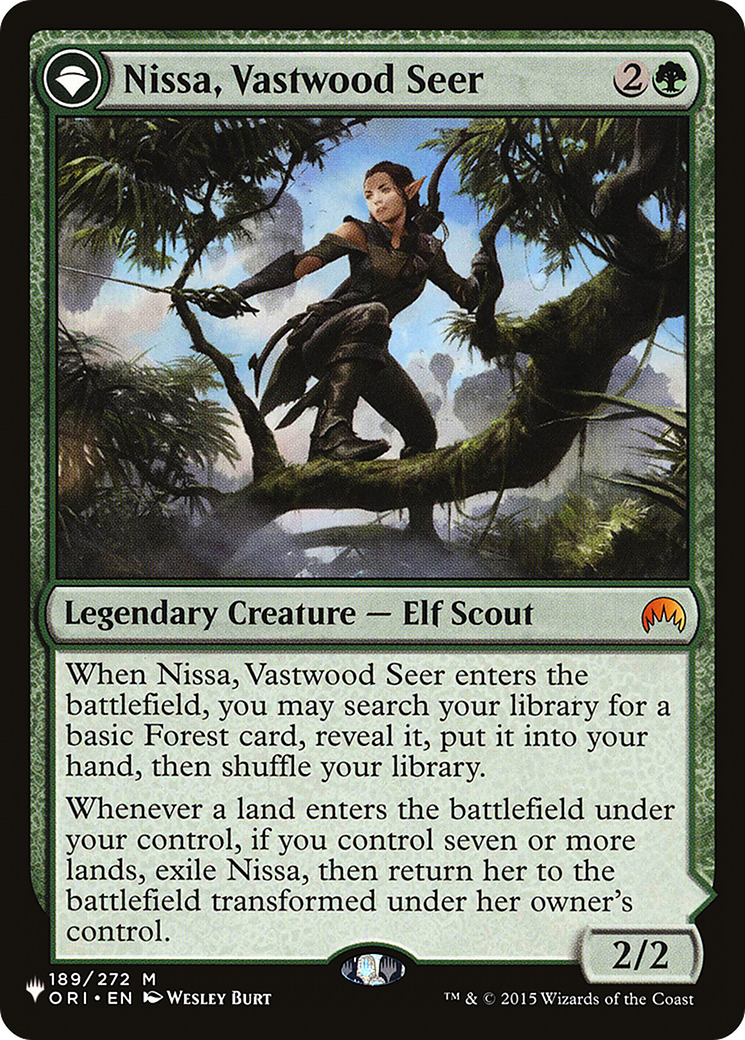 Nissa, Vastwood Seer // Nissa, Sage Animist [Secret Lair: From Cute to Brute] | Grognard Games