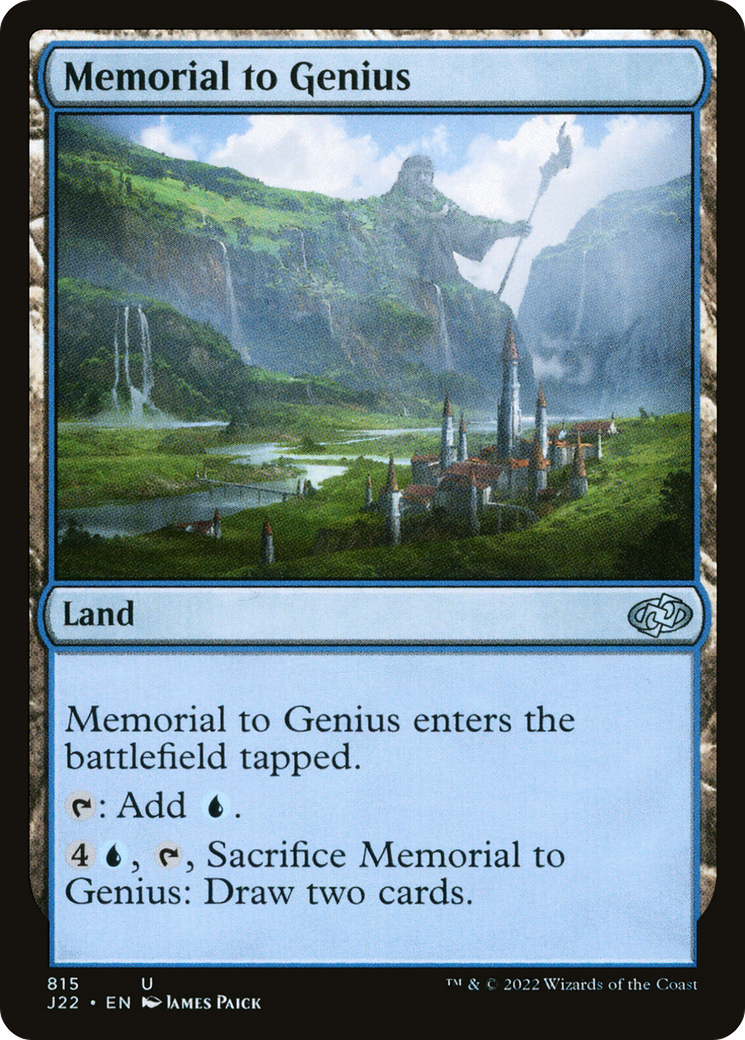 Memorial to Genius [Jumpstart 2022] | Grognard Games