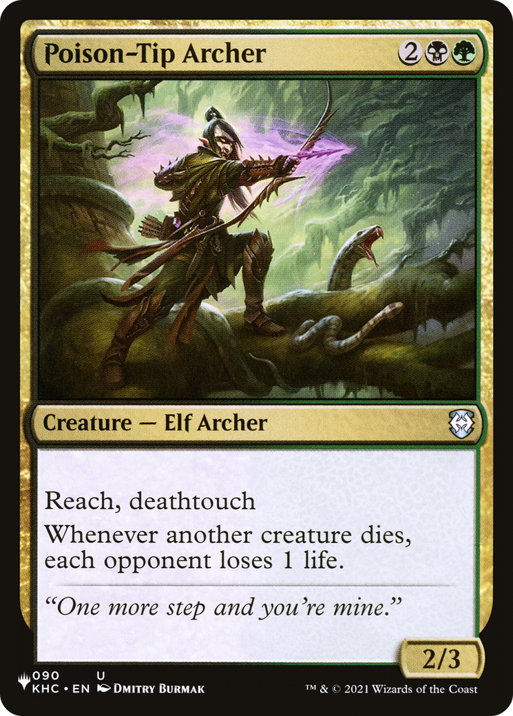Poison-Tip Archer [The List] | Grognard Games