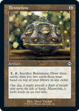 Brainstone (Retro Frame) (Foil Etched) (MH2-426) - Modern Horizons 2 Foil | Grognard Games