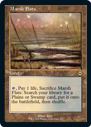 Marsh Flats (Retro Frame) (Foil Etched) (MH2-437) - Modern Horizons 2 Foil | Grognard Games