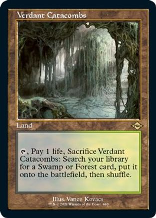 Verdant Catacombs (Retro Frame) (Foil Etched) (MH2-440) - Modern Horizons 2 Foil | Grognard Games