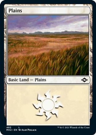 Plains (482) (Foil Etched) (MH2-482) - Modern Horizons 2 Foil | Grognard Games