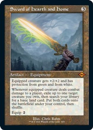 Sword of Hearth and Home (Retro Frame) (Foil Etched) (MH2-433) - Modern Horizons 2 Foil | Grognard Games
