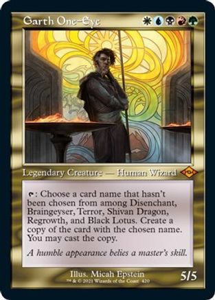 Garth One-Eye (Retro Frame) (Foil Etched) (MH2-420) - Modern Horizons 2 Foil | Grognard Games