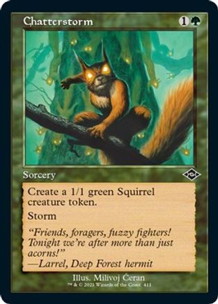 Chatterstorm (Retro Frame) (Foil Etched) (MH2-411) - Modern Horizons 2 Foil | Grognard Games