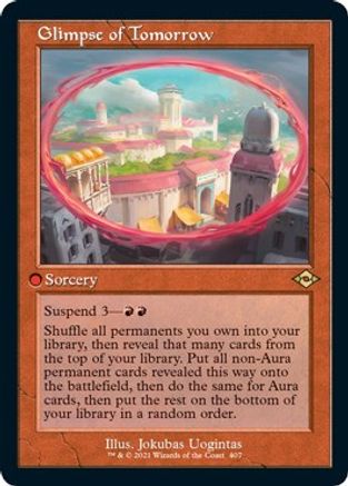 Glimpse of Tomorrow (Retro Frame) (Foil Etched) (MH2-407) - Modern Horizons 2 Foil | Grognard Games