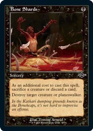 Bone Shards (Retro Frame) (Foil Etched) (MH2-395) - Modern Horizons 2 Foil | Grognard Games